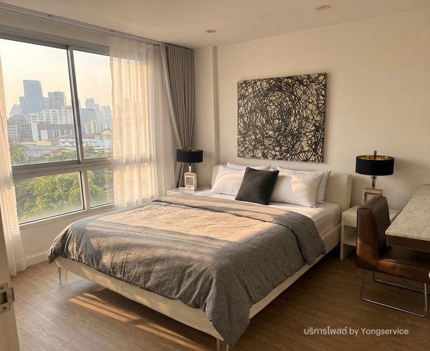 รูป Call : 081-821-4826 ขายพร้อมผู้เช่า Condo Sathorn Plus By The Garden ใกล้ MRT ลุมพินี 55 ตารางเมตร 1 ห้องนอน ชั้น9 ตกแต่งครบตามรูป - รูปที่ 4/12