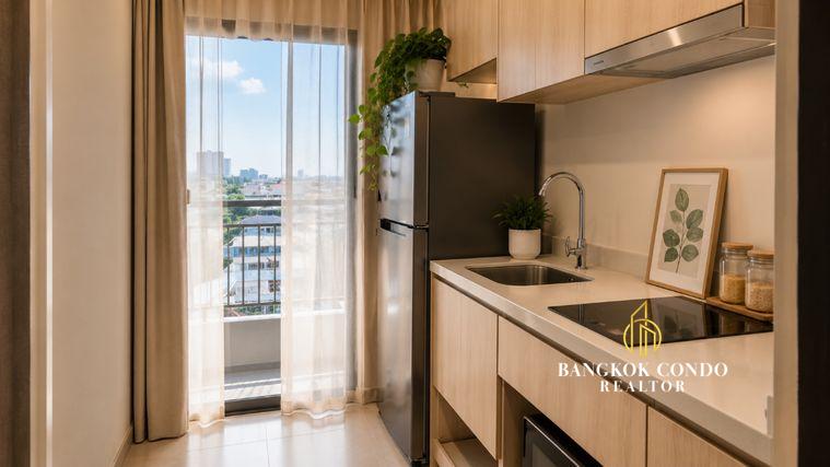 picture 🍀🚆 Cozy Room For Rent 📌 The Nest Sukhumvit 64 (Line: @rent2022) | Near BTS Punnawithi ✨Ready to move in | Great price! ✨ 📌 Ref Code: A10862 - 6/9