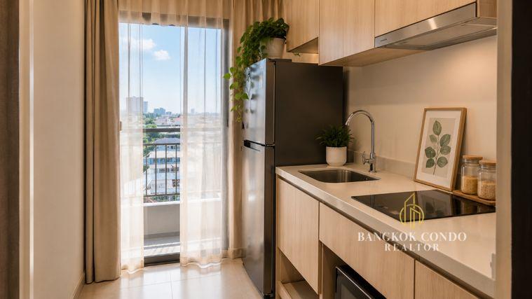 picture 🍀🚆 Cozy Room For Rent 📌 The Nest Sukhumvit 64 (Line: @rent2022) | Near BTS Punnawithi ✨Ready to move in | Great price! ✨ 📌 Ref Code: A10862 - 6/9