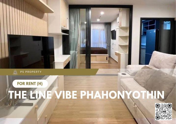 รูป ให้เช่า 🔥 The Line Vibe Phahonyothin 🔥เฟอร์นิเจอร์ และ เครื่องใช้ไฟฟ้าครบ ใกล้รถไฟฟ้าถึง 2 สาย - รูปที่ 1/8