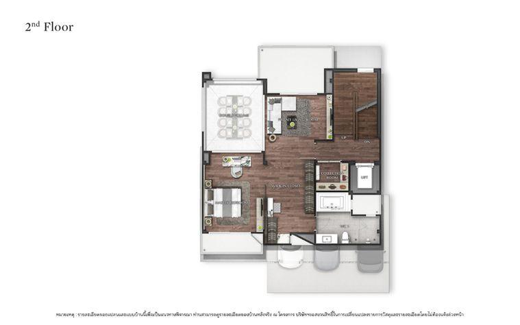 รูป เดอะ เจนทริ คัลทิวาร์ พระราม 9 บ้านเดี่ยว 3 ชั้นกรุงเทพกรีฑา ใกล้ทางด่วน สนามบิน - รูปที่ 3/4