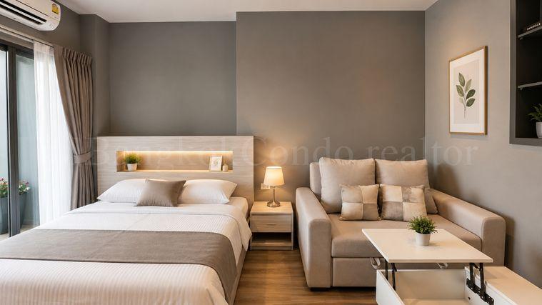 picture 💝🚆 Fully Furnished For Rent 📌 Ideo Chula–Samyan Condominium   (Line: @rent2022) | Near MRT Samyan    ✨ Ready to move in! ✨   📌 Ref Code: A04298 - 4/10
