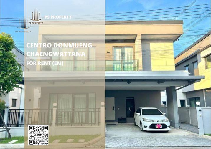 รูป บ้านเดี่ยวให้เช่า 🔥 Centro Donmueng-Chaengwattana 🔥 4 ห้องนอน 4 ห้องน้ำ เฟอร์นิเจอร์ และ เครื่องใช้ไฟฟ้าครบ - รูปที่ 1/15