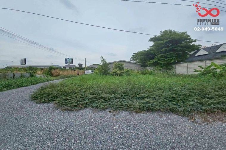 รูป ขายที่ดินเปล่า เลียบวงแหวนกาญจนาภิเษก  127 ตร.ว. ซอยกาญจนาภิเษก 5 แปลงมุม ใกล้ทางด่วนจตุโชติ - รูปที่ 2/6