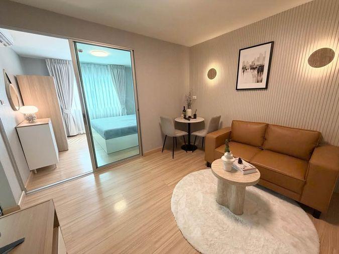 รูป 🔥ขายด่วน คอนโด Smart Condo Watcharapol สมาร์ท คอนโด วัชรพล  ✅ ทำเลดีติดถนนใหญ่ ใกล้รถไฟฟ้าและทางด่วน ตกแต่งใหม่เอี่ยม พร้อมเข้าอยู่✨ - รูปที่ 4/11