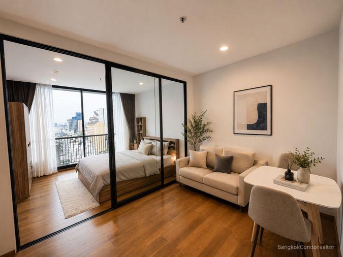 picture 🌹✨ BEST DEAL!!! For Rent 📍 Noble Revo Silom(Line: @rent2022) | Prime Silom Location ✨ Beautiful room | Ready to move in ✨ 📌 Ref Code: A10081 - 4/8
