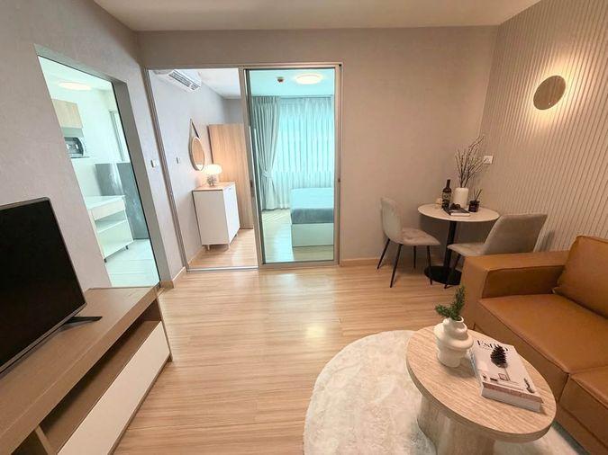 รูป 🔥ขายด่วน คอนโด Smart Condo Watcharapol สมาร์ท คอนโด วัชรพล  ✅ ทำเลดีติดถนนใหญ่ ใกล้รถไฟฟ้าและทางด่วน ตกแต่งใหม่เอี่ยม พร้อมเข้าอยู่✨ - รูปที่ 5/11