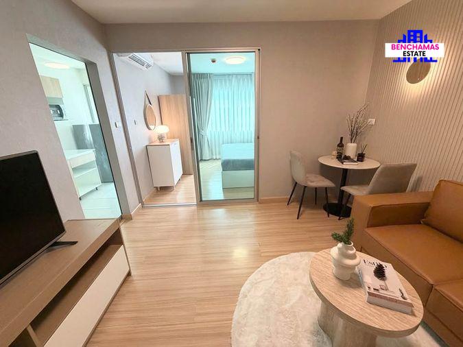 รูป 🔥ขายด่วน คอนโด Smart Condo Watcharapol สมาร์ท คอนโด วัชรพล ✅ ทำเลดีติดถนนใหญ่ ใกล้รถไฟฟ้าและทางด่วน ตกแต่งใหม่เอี่ยม พร้อมเข้าอยู่✨ - รูปที่ 5/11