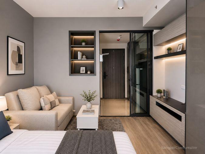 picture 💝🚆 Fully Furnished For Rent 📌 Ideo Chula–Samyan Condominium   (Line: @rent2022) | Near MRT Samyan    ✨ Ready to move in! ✨   📌 Ref Code: A04298 - 8/10