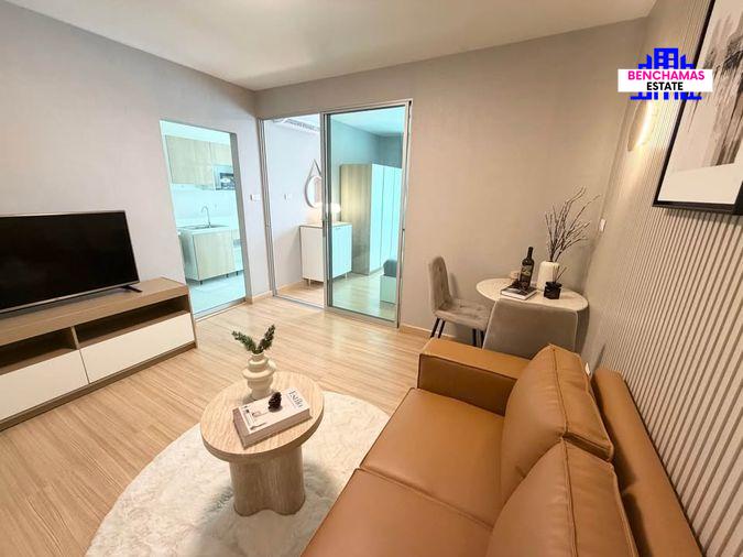 รูป 🔥ขายด่วน คอนโด Smart Condo Watcharapol สมาร์ท คอนโด วัชรพล ✅ ทำเลดีติดถนนใหญ่ ใกล้รถไฟฟ้าและทางด่วน ตกแต่งใหม่เอี่ยม พร้อมเข้าอยู่✨ - รูปที่ 6/11