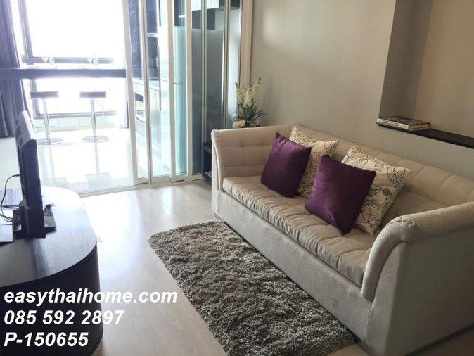 รูป P-150655 — ขายด่วนราคาดีที่สุด! Rhythm Sukhumvit 44/1 BTS พระโขนง  เฟอร์เครื่องใช้ไฟฟ้าครบ ราคา 6.21 ล้านบาท โทร 085-592-2897 Line: @easythaihome - รูปที่ 3/9