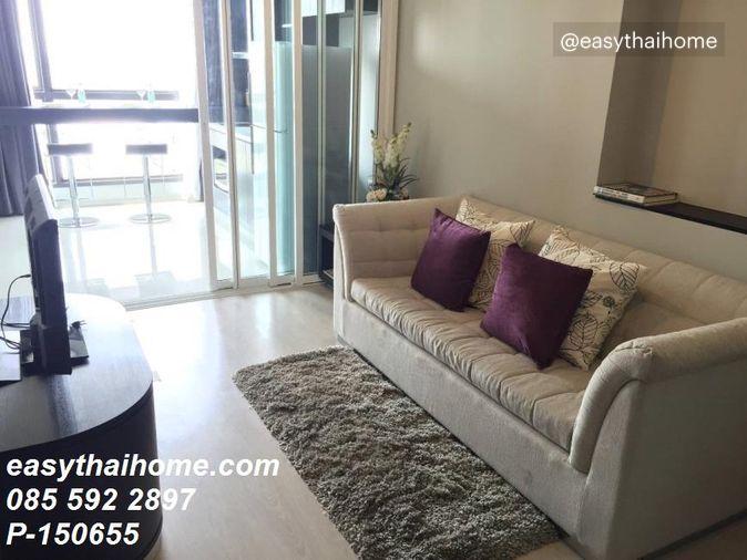 รูป P-150655 — ขายด่วนราคาดีที่สุด! Rhythm Sukhumvit 44/1 BTS พระโขนง เฟอร์เครื่องใช้ไฟฟ้าครบ ราคา 6.21 ล้านบาท โทร 085-592-2897 Line: @easythaihome - รูปที่ 3/9