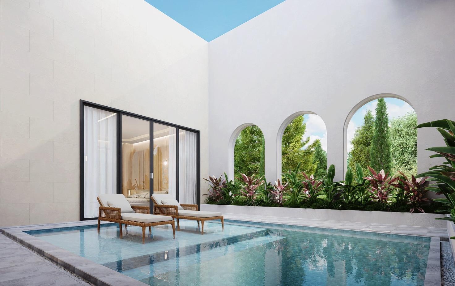 รูป Modern Tropical Pool Villa for Sale Thung Klom Tan Man Pattaya - รูปที่ 2/20