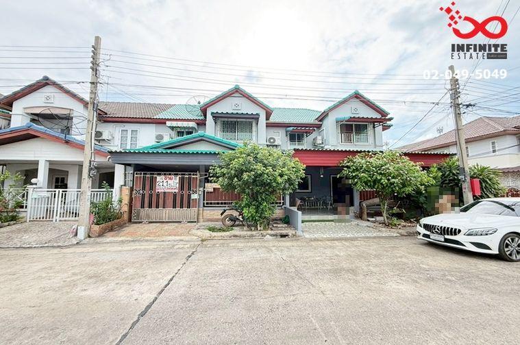 รูป ขายทาวน์เฮาส์ 2 ชั้น บ้านลุมพินี บางบัวทอง 21 ตรว. ต่อเติมครบ ใกล้ MRT  - รูปที่ 1/14