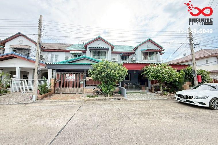 รูป ขายทาวน์เฮาส์ 2 ชั้น บ้านลุมพินี บางบัวทอง 21 ตรว. ต่อเติมครบ ใกล้ MRT - รูปที่ 1/14