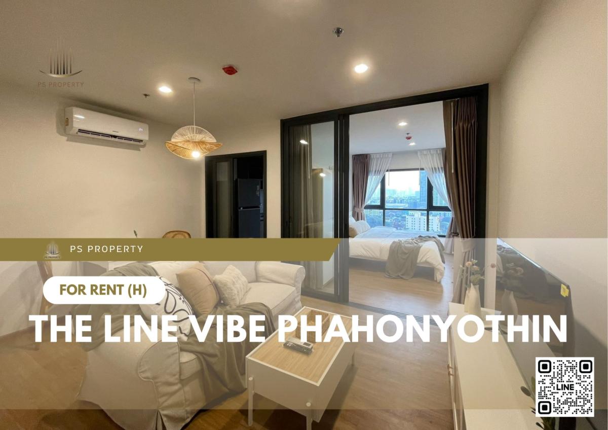 รูป ให้เช่า 🔥 The Line Vibe Phahonyothin 🔥เฟอร์นิเจอร์ และ เครื่องใช้ไฟฟ้าครบ ใกล้รถไฟฟ้าถึง 2 สาย - รูปที่ 1/10
