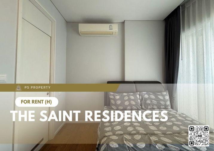 รูป ให้เช่า 🔥 The Saint Residences 🔥 ใกล้ MRT พหลโยธิน เฟอร์นิเจอร์ และ เครื่องใช้ไฟฟ้าครบ  - รูปที่ 1/11