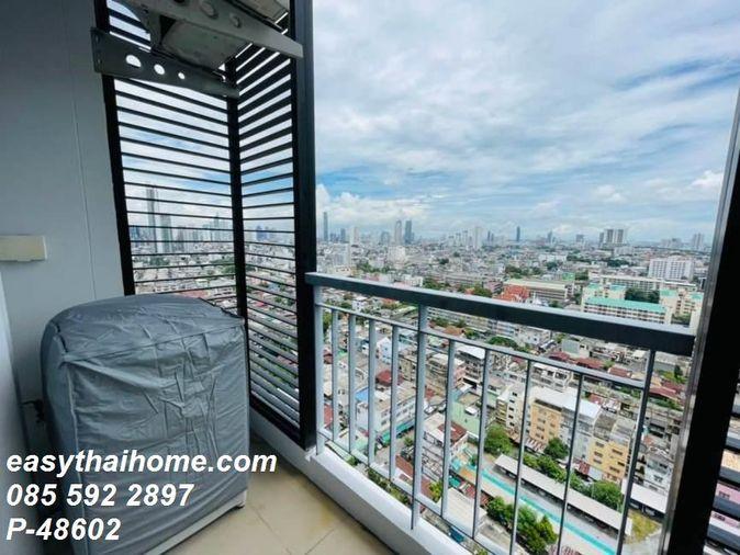 รูป P-48602 — คอนโดแบรนด์หรูชั้นสูงทำเลเด่น! The Room Sathorn-Taksin ใกล้ BTS โพธิ์นิมิตร เฟอร์เครื่องใช้ไฟฟ้าครบ ราคา 18,000 บาท  - รูปที่ 12/23