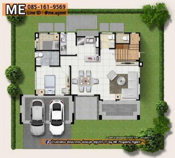 รูป ขาย บ้านเดี่ยว เดอะ แพลนท์ เอลิท (The Plant Elite) พัฒนาการ 38 หิ้วกระเป๋าเข้าอยู่ได้เลย เดินทางเข้าสุขุมวิทได้ง่าย โทร 064-954-9619 (BT20-52) - รูปที่ 34/36