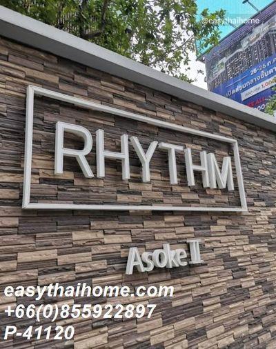 รูป P-41120 | Rhythm Asoke 2 (ริทึ่ม อโศก 2) 🔥 คอนโดทำเลทอง ใกล้ MRT พระราม 9 พร้อมเฟอร์ครบ! 🔥Line ID: @easythaihome | 085-592-2897 - รูปที่ 11/16