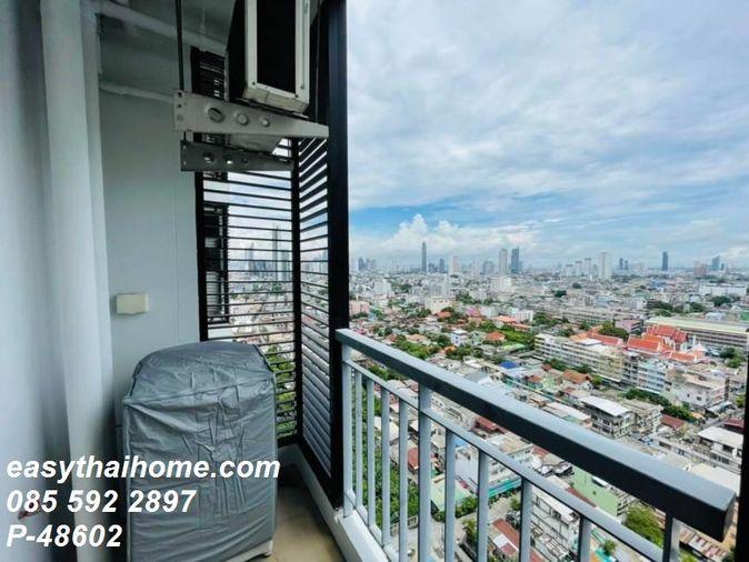รูป P-48602 — คอนโดแบรนด์หรูชั้นสูงทำเลเด่น! The Room Sathorn-Taksin ใกล้ BTS โพธิ์นิมิตร เฟอร์เครื่องใช้ไฟฟ้าครบ ราคา 18,000 บาท  - รูปที่ 3/23