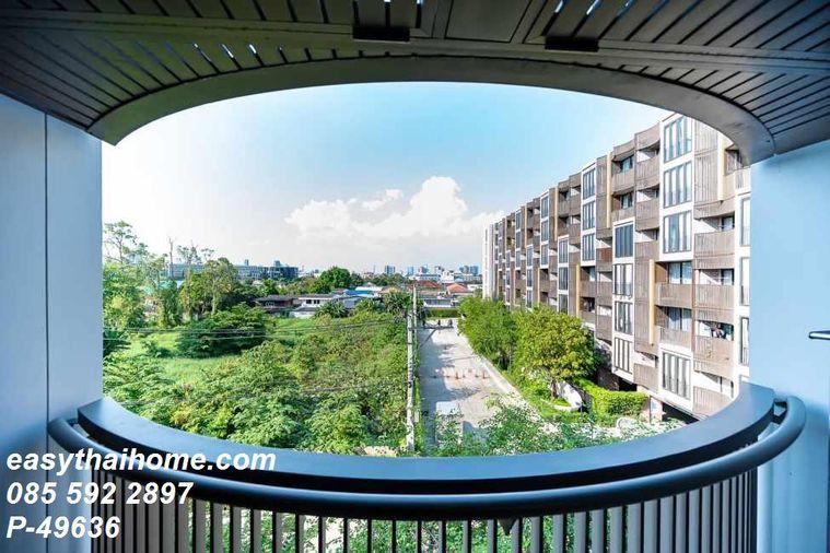 รูป P-49636 — ให้เช่าคอนโดบรรยากาศรีสอร์ทริมน้ำสุดร่มรื่น! KAWA HAUS สุขุมวิท 77 ใกล้ BTS อ่อนนุช ราคา 22,000 บาท โทร 085-592-2897 Line: @easythaihome - รูปที่ 8/8