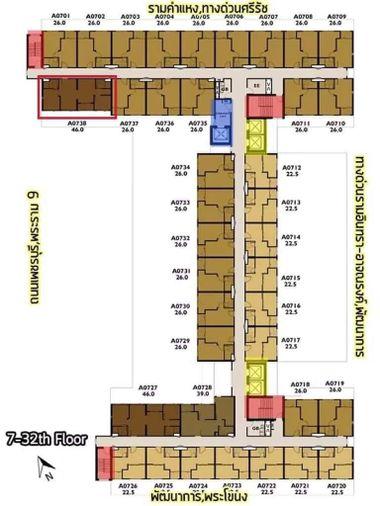 รูป 🔥ขาย พลัมคอนโด รามคำแหง สเตชั่น Plum Condo Ramkhamhaeng Station ใกล้ Airport Rail Link รามคำแหง - รูปที่ 11/12