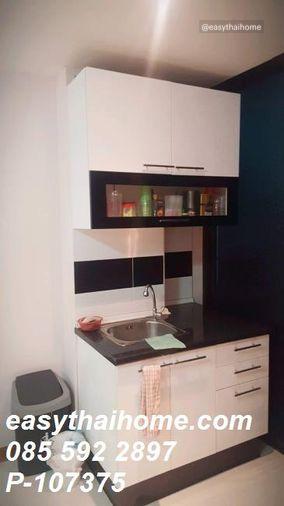 picture P-107375 — For Sale with Tenant: Ratchada City Condo Ratchada Near MRT Sutthisan. 9th Floor, Studio Unit 1 Bathroom. 085-592-2897 Line: @easythaihome - 4/5