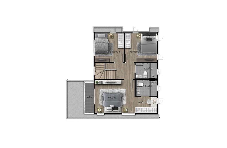 รูป 🏠 ให้เช่าบ้าน : Kanasiri Bangna (คณาสิริ บางนา)    รหัสทรัพย์ | 📌LNP-H1031  - รูปที่ 10/10