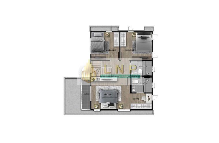 รูป 🏠 ให้เช่าบ้าน : Kanasiri Bangna (คณาสิริ บางนา) รหัสทรัพย์ | 📌LNP-H1031 - รูปที่ 10/10