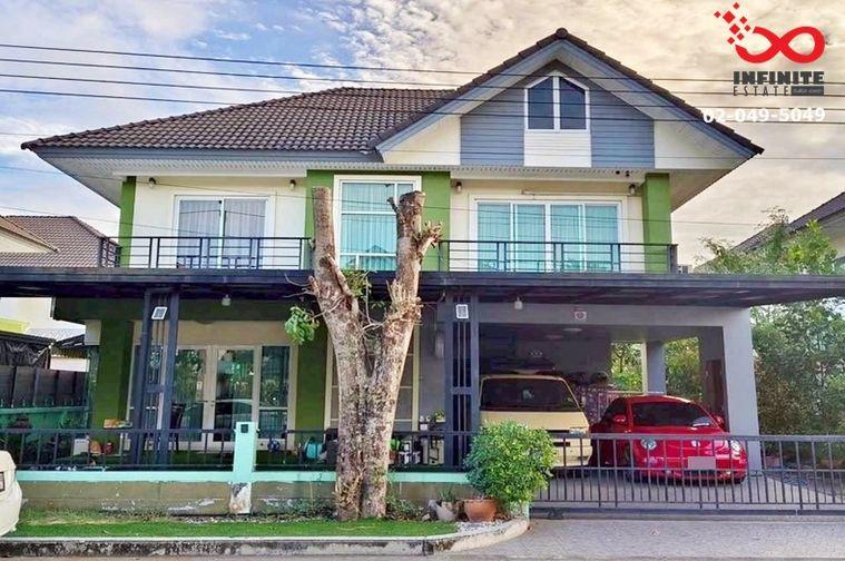 รูป ขายบ้านเดี่ยว 2 ชั้น 70 ตรว. หมู่บ้านกรีนลีฟ ราษฎร์อุทิศ 11 สุวินทวงศ์  หน้าโครงการ  - รูปที่ 1/10