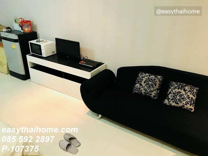 picture P-107375 — For Sale with Tenant: Ratchada City Condo Ratchada Near MRT Sutthisan. 9th Floor, Studio Unit 1 Bathroom. 085-592-2897 Line: @easythaihome - 5/5