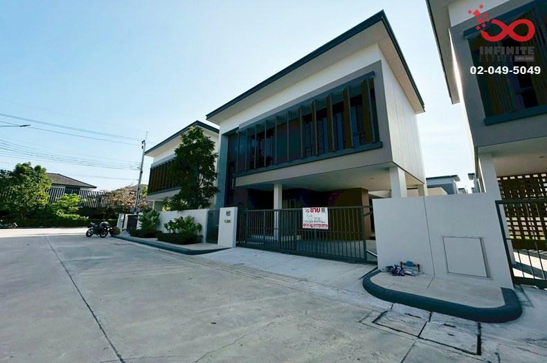 รูป ขายบ้านเดี่ยว วิลล่า 168 นิวกรุงเทพกรีฑา 2ชั้น 59ตร.ว. บ้านใหม่พร้อมอยู่ ใกล้สนามบินสุวรรณภูมิ ถนนพัฒนาชนบท - รูปที่ 1/13