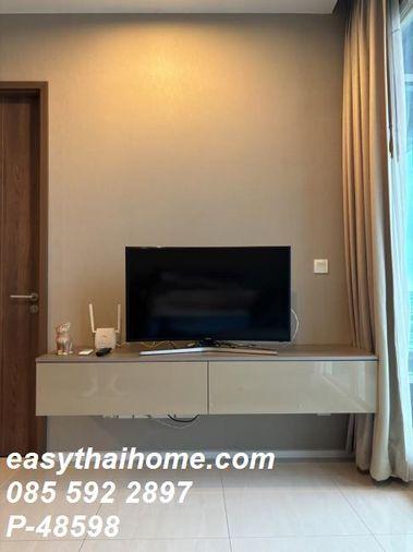 รูป P-48598 — ให้เช่าคอนโด Menam Residences เจริญกรุง ใกล้ BTS สะพานตากสิน ชั้น 12 ห้อง 1 นอน 1 น้ำ เฟอร์ครบ085-592-2897 Line: @easythaihome - รูปที่ 2/12