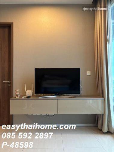 รูป P-48598 — ให้เช่าคอนโด Menam Residences เจริญกรุง ใกล้ BTS สะพานตากสิน ชั้น 12 ห้อง 1 นอน 1 น้ำ เฟอร์ครบ085-592-2897 Line: @easythaihome - รูปที่ 2/12