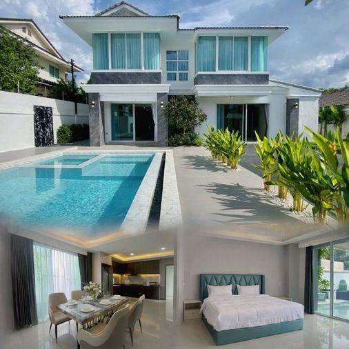 รูป 🔥ขาย ลักชัวรี่พูลวิลล่า พัทยา Luxury Pool Villa Pattaya ใกล้หาดจอมเทียน ทำเล Prime พัทยา ชัยพฤกษ์ 2/7 - รูปที่ 7/9