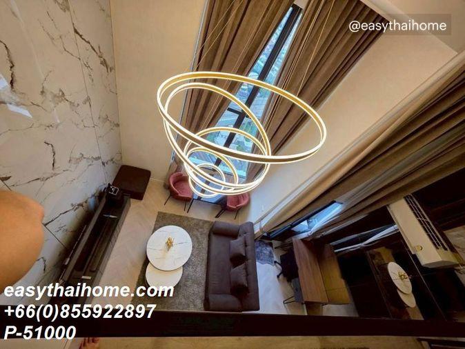 รูป P-51000 | Siamese Sukhumvit (ไซมิส สุขุมวิท) 🔥 Duplex ห้องสูง วิวเมือง ใกล้ BTS อ่อนนุช เพียง 500 เมตร! 🔥Line ID: @easythaihome | 085-592-2897 - รูปที่ 4/16