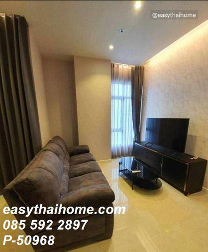 รูป P-50968 — ให้เช่าคอนโด Mayfair Place Sukhumvit 50 ใกล้ BTS อ่อนนุช ชั้น 11 ห้อง 2 นอน 2 น้ำ เฟอร์ครบ มีเครื่องซักผ้า 085-592-2897 Line: @easythaihome - รูปที่ 14/23