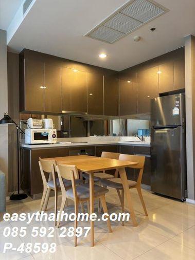 รูป P-48598 — ให้เช่าคอนโด Menam Residences เจริญกรุง ใกล้ BTS สะพานตากสิน ชั้น 12 ห้อง 1 นอน 1 น้ำ เฟอร์ครบ085-592-2897 Line: @easythaihome - รูปที่ 5/12