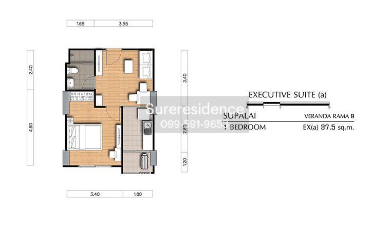 picture 9785, 1 Br. condo for rent at Supalai Veranda Rama 9. - 11/18