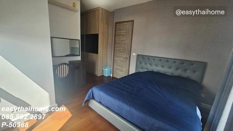 รูป P-50968 — ให้เช่าคอนโด Mayfair Place Sukhumvit 50 ใกล้ BTS อ่อนนุช ชั้น 11 ห้อง 2 นอน 2 น้ำ เฟอร์ครบ มีเครื่องซักผ้า 085-592-2897 Line: @easythaihome - รูปที่ 4/23