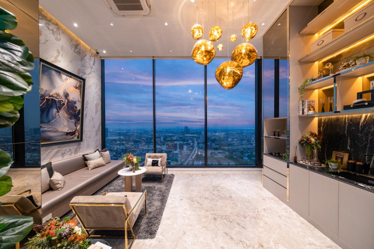 รูป ขายคอนโด Knightsbridge สุขุมวิท-เทพารักษ์ ชั้น 35 ขนาด 32 ตร.ม. 1 ห้องนอน 1 ห้องน้ำ ตกแต่งสวย เฟอร์ครบ พร้อมอยู่ ใกล้รถไฟฟ้าสายสีเหลือง สถานีทิพวัล - รูปที่ 13/21