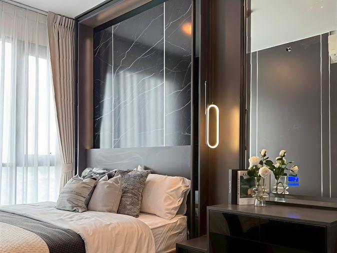 รูป ขายคอนโด Knightsbridge สุขุมวิท-เทพารักษ์ ชั้น 35 ขนาด 32 ตร.ม. 1 ห้องนอน 1 ห้องน้ำ ตกแต่งสวย เฟอร์ครบ พร้อมอยู่ ใกล้รถไฟฟ้าสายสีเหลือง สถานีทิพวัล - รูปที่ 1/21