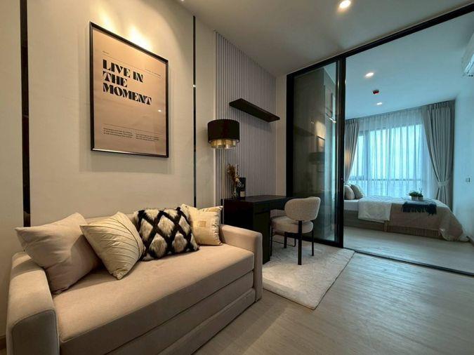 รูป ขายคอนโด KnightsBridge สุขุมวิท-เทพารักษ์ ชั้น 35 ขนาด 28 ตร.ม. 1 นอน 1 น้ำ เฟอร์ครบ พร้อมอยู่ ใกล้ BTS สำโรง - รูปที่ 2/24