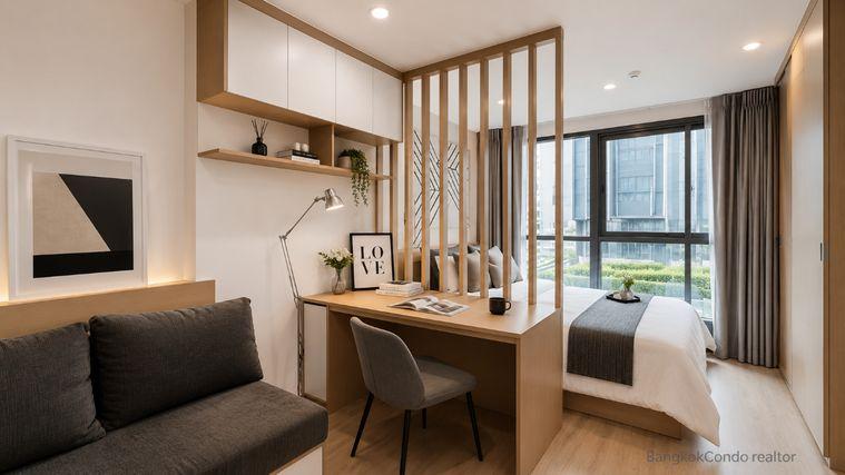 รูป 🍀🍀🍀Beautiful condo 🌸 ให้เช่า📌ไอดีโอ คิว จุฬา สามย่าน (Line:@rent2022) พร้อมเข้าอยู่ ✨A04697 - รูปที่ 5/9