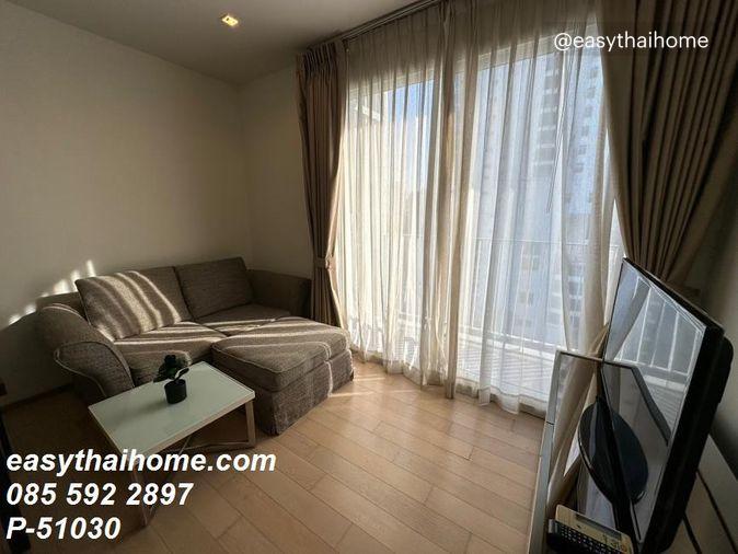 รูป P-51030 — ให้เช่าคอนโด ชั้น 14 HQ by Sansiri ใกล้ BTS ทองหล่อ 085-592-2897 Line: @easythaihome - รูปที่ 9/10