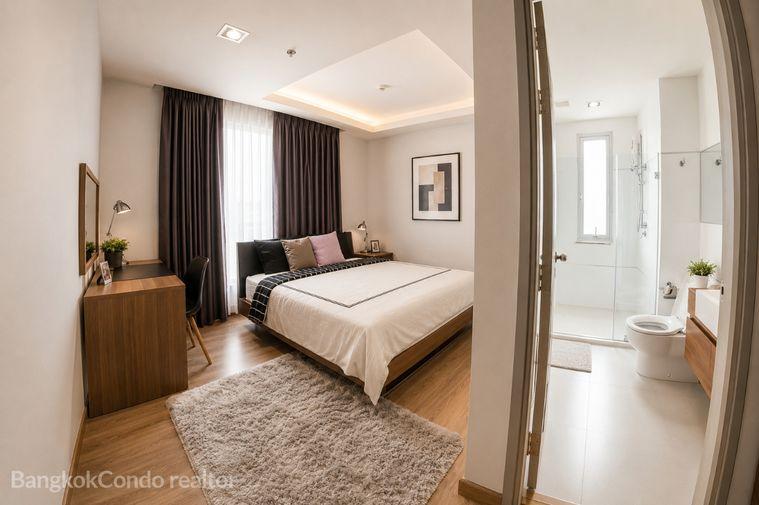 รูป 🍀🍀Cozy room 🌸🌼ให้เช่า📌 ทรู ทองหล่อ (Line:@rent2022)MRT เพชรบุรี✨พร้อมเข้าอยู่🔖A11461 - รูปที่ 2/7