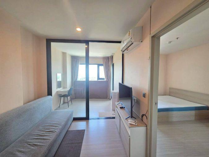 picture PFD-08489 For rent Aspire Erawan Prime, spacious condo, high floor, 30th floor, beautiful open city view, next to BTS Chang Erawan 🚇✨ - 1/13