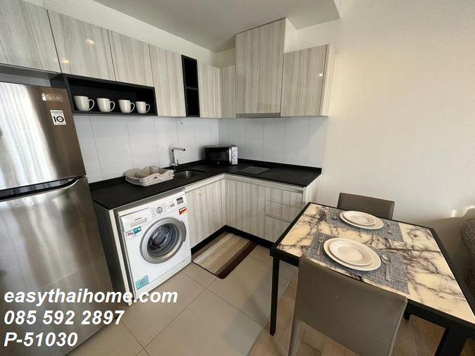 รูป P-51030 — ให้เช่าคอนโด ชั้น 14 HQ by Sansiri ใกล้ BTS ทองหล่อ 085-592-2897 Line: @easythaihome - รูปที่ 3/10