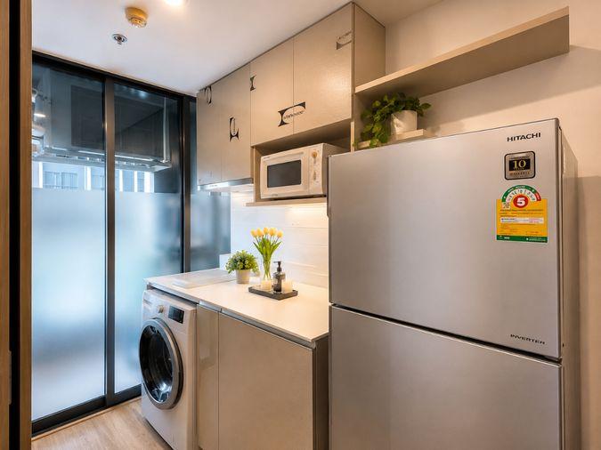 รูป 🍀🍀🍀Beautiful condo 🌸 ให้เช่า📌ไอดีโอ คิว จุฬา สามย่าน (Line:@rent2022) พร้อมเข้าอยู่ ✨A04697 - รูปที่ 6/9